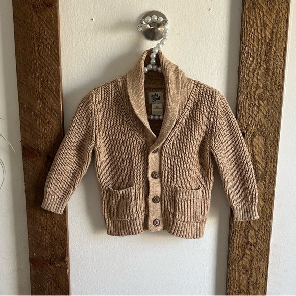 New Oshkosh B'gosh Baby Boys Chunky Knit Button-Front Cardigan Size 9 Months - Picture 2 of 16